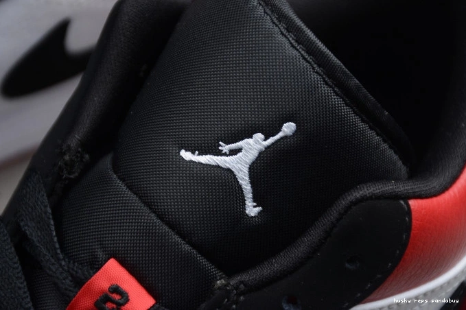 Rep Husky 1 Toe Jordan 553558-116 Low Air Black 0715